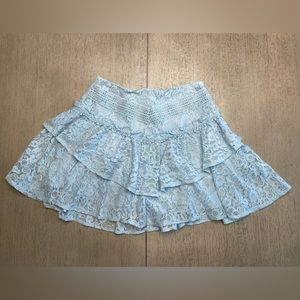 Whiteroom+Cactus Size Small double layer lace skirt